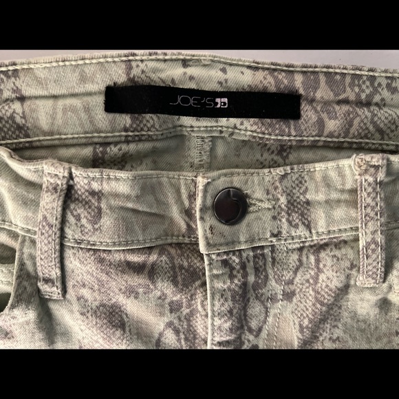 Joe’s Women’s Mint Snake Mid-rise Skinny - Picture 3 of 4